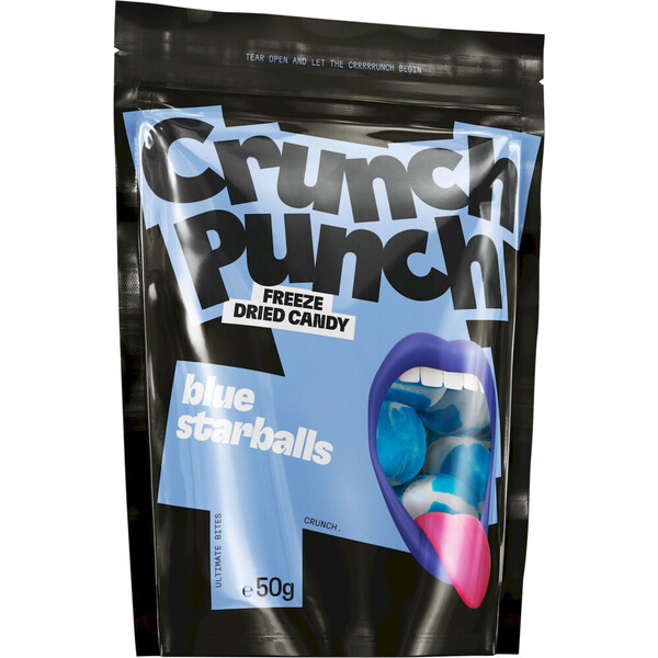 CrunchPunch freeze dried candy blue starballs 50g