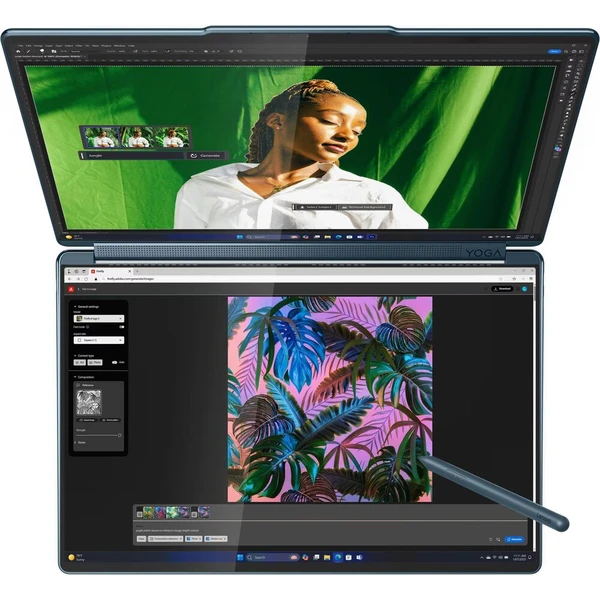 Lenovo Yoga Book 9 14IAH10 (83KJ004HCK) zelenomodrý - Notebooky - Obrázek d_6e2baea688c54115b16a9551556372a7
