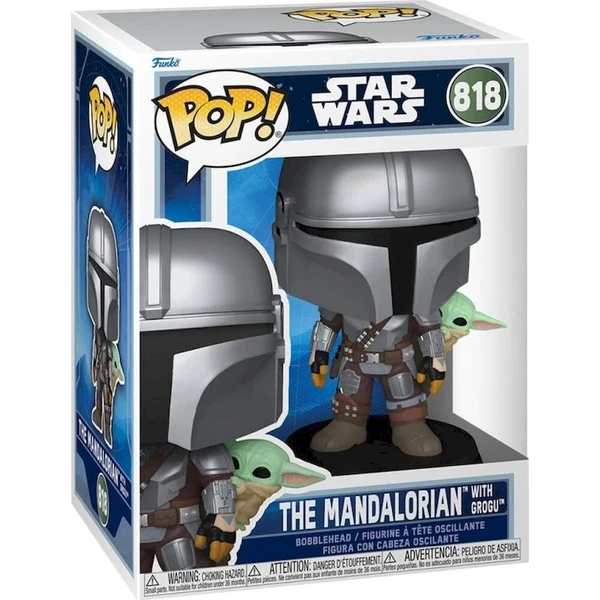 Funko POP! #818 Star Wars: Mandalorian - The Mandalorian with Grogu - Funko POP! - Obrázek d_6e50180085e14aa28349b8f169217d42