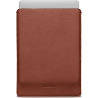 Woolnut Leather Sleeve kožené pouzdro MacBook Neo hnědé - Pouzdra