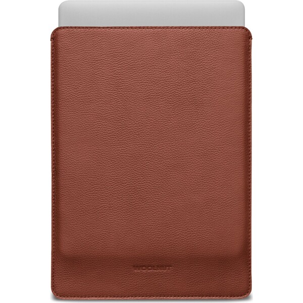 Woolnut Leather Sleeve kožené pouzdro MacBook Neo hnědé
