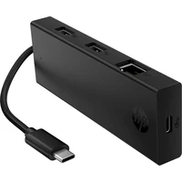 HP Portable 4v1 USB-C hub černý - USB huby