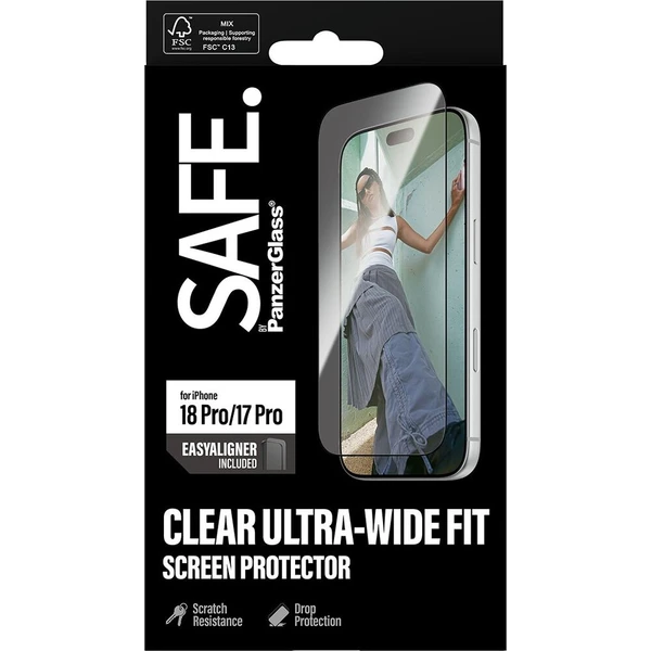 PanzerGlass SAFE sklo Apple iPhone 18 Pro/17 Pro s instalačním rámečkem - Ochranné folie a skla - Obrázek d_6f38df7d9acc4c5ea36c6bd85a301ad2