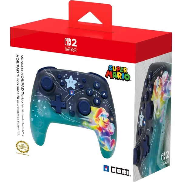 HORI HORIPAD Turbo bezdrátový herní ovladač Universe Mario (NSW/NSW2/OLED) - Herní ovladače - Obrázek d_6f5e78759c6b458186dd2e1559ec5639