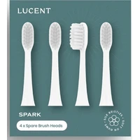 Be Lucent Spark Sonic Heads náhradní hlavice (4-pack) bílé - Náhradní hlavice
