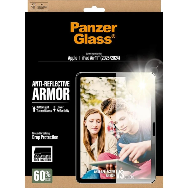 PanzerGlass® Antireflexní sklo Apple iPad Air 11" (2025/2024) s instalačním rámečkem - Ochranné folie a skla - Obrázek d_6f7a8c1dbe2140c3acd86bc06e9217b9