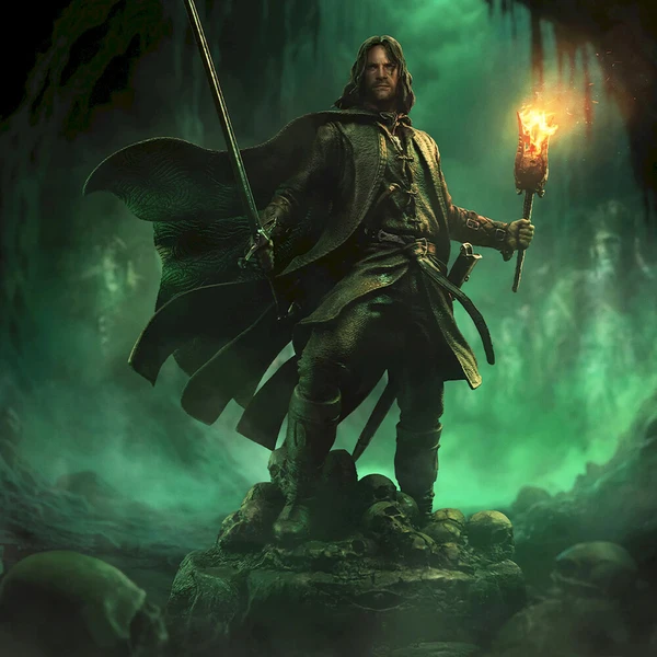 Soška Iron Studios The Lord of the Rings: Aragorn Unleashed Art Scale 1/10 - Sochy a sošky - Obrázek d_6f860dc055bc4794a392d135590acc7b