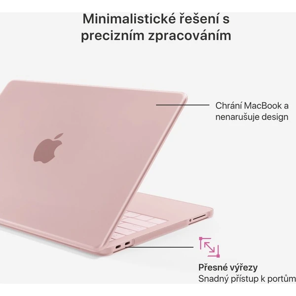 iWant Slim Shell pouzdro pro MacBook Neo 13" matná ruměná - Pouzdra - Obrázek d_6ffc7fa73c1b412d905fc8d77081a403