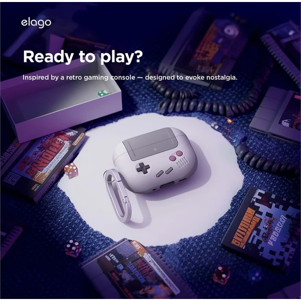 ELAGO AW5 Retro pouzdro Airpods Pro 3 šedé - Pouzdra - Obrázek d_716b4559b747424a90cdacdde3c2d5ad
