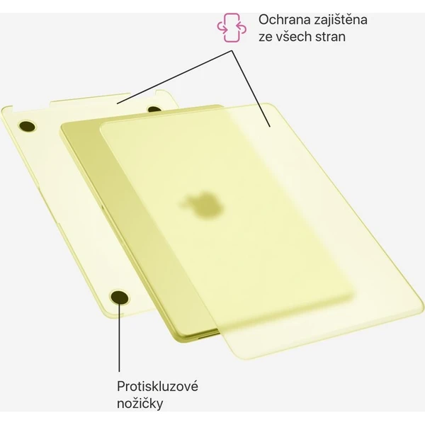 iWant Slim Shell pouzdro pro MacBook Neo 13" matná citrusově žlutá - Pouzdra - Obrázek d_718d39fbc3fe4160a4affbdefba5e3fc