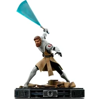 Soška Iron Studios Star Wars: Clone Wars - Obi-Wan Kenobi Art Scale 1/10 - Sochy a sošky