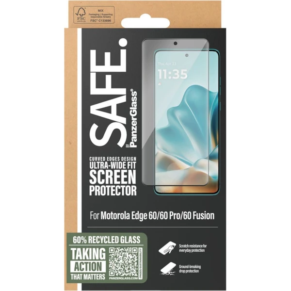 PanzerGlass® SAFE Ultra-Wide Fit sklo Motorola Edge 60/60 Pro/60 Fusion - Ochranné folie a skla - Obrázek d_7281eca703c14458b9200145a5b99d6d