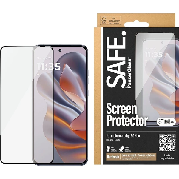 PanzerGlass® SAFE Ultra-Wide Fit sklo Motorola Edge 60/50 Neo - Ochranné folie a skla - Obrázek d_733af23fc72e4e0daab4211d09dc870f