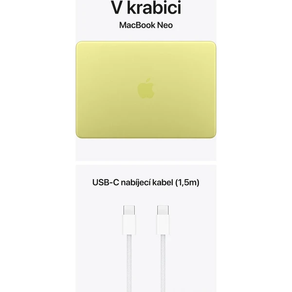 CTO Apple MacBook Neo (2026) 8GB / 512GB / RU KLV / Žlutá - Notebooky - Obrázek d_735428bc45924d7888641d571131f1b0