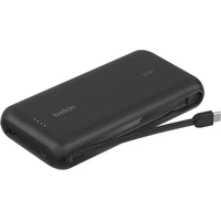 Belkin BOOST CHARGE™ USB-C PowerBanka s integrovaným USB-C kabelem, 20000mAh, PD, 30W černá - Powerbanky