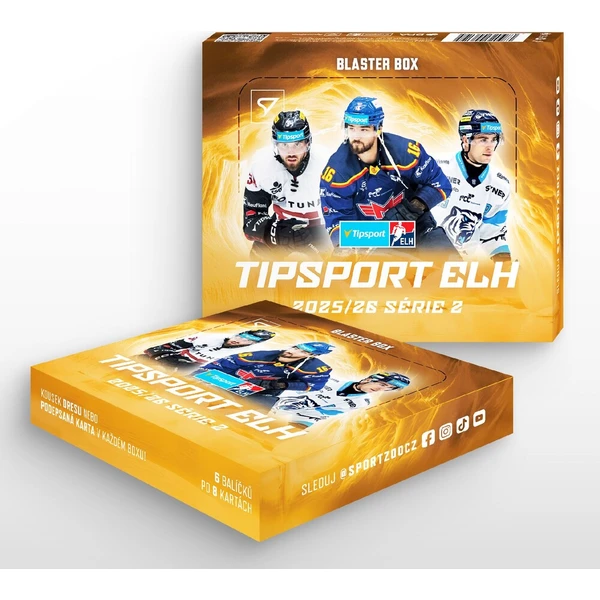 Hokejové kartičky SportZoo - Tipsport ELH 2025/26 2. série Blaster box - Hokejové karty - Obrázek d_74596c9fab874944873b35ad7d87978d