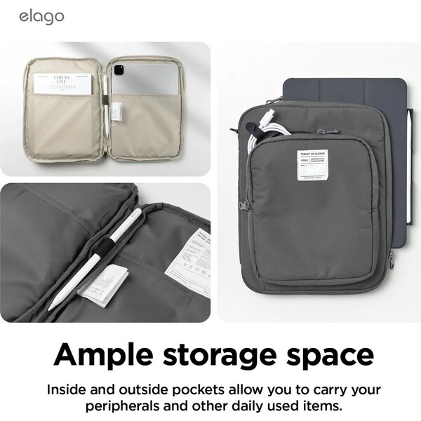 ELAGO Tablet Sleeve pouzdro pro 11'' iPad/Tablet tmavě šedé - Pouzdra - Obrázek d_747be44761c74dfe8b15226df2d8afee