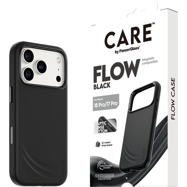 PanzerGlass CARE Flow MagSafe kryt Apple iPhone 18 Pro/17 Pro černý