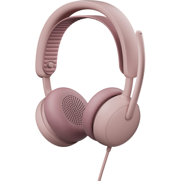 Logitech Zone Wired 2 981-001620 Růžová