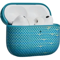 Pitaka Aramid Fiber Magnetic Case pouzdro AirPods Pro 3 Lucid Blue - Pouzdra