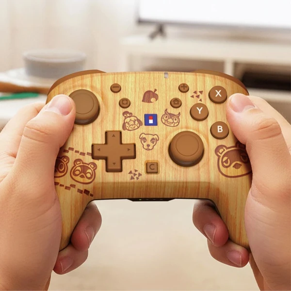 HORI HORIPAD Turbo bezdrátový herní ovladač Wood Brown - Herní ovladače - Obrázek d_751829faa88d4428967bc47cd42699b2