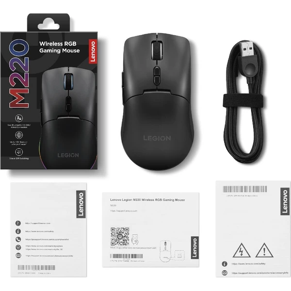 Lenovo Legion M220 bezdrátová herní myš černá - Myši - Obrázek d_76f7bd26cbbe4b0aabb2253cc784a87c