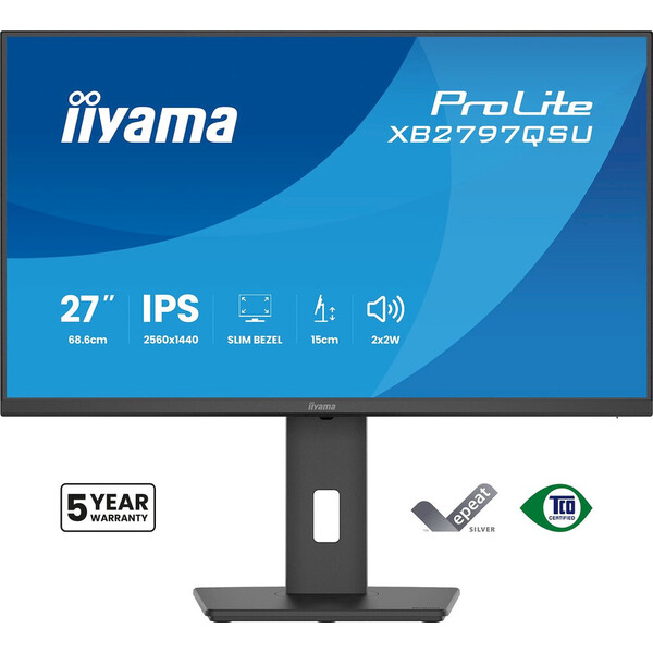 iiyama ProLite XB2797QSU-B1 Černá