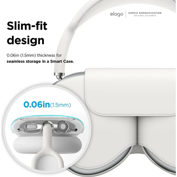 ELAGO Clear Case kryt pro Apple Airpods Max čirá - Pouzdra - Obrázek d_77082a753fba4e09a2ae514d17978785