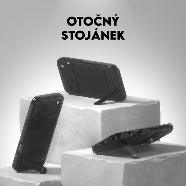 PanzerGlass CARE KickStand MagSafe kryt Apple iPhone 18 Pro Max/17 Pro Max Smokey kouřový/černý - Pouzdra - Obrázek d_771a5706ea5d4b0aaeceee4c2894b5bb