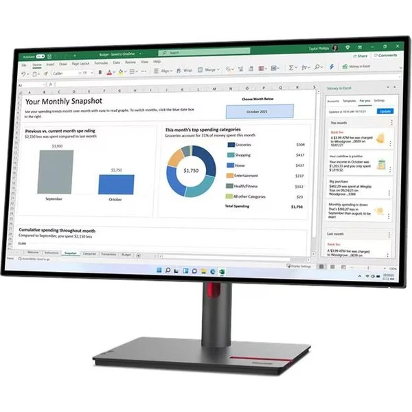 Lenovo ThinkVision P27q-30 monitor 27" - Monitory - Obrázek d_774a3b9b98094ad9bfaa3c12858a4a38
