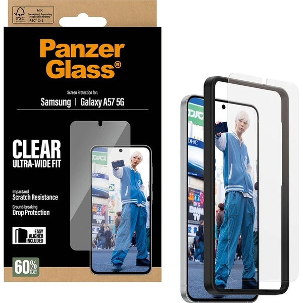PanzerGlass® Ultra-Wide Fit sklo s instalačním rámečkem Samsung Galaxy A57 - Ochranné folie a skla - Obrázek d_779fc4aa58e2437c971b4797c84c45b4