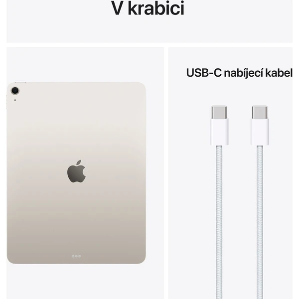 Apple iPad Air 13" 512GB Wi-Fi hvězdně bílý (2026) - Tablety - Obrázek d_7817a5d7bbda44af9703fefcead4ccac