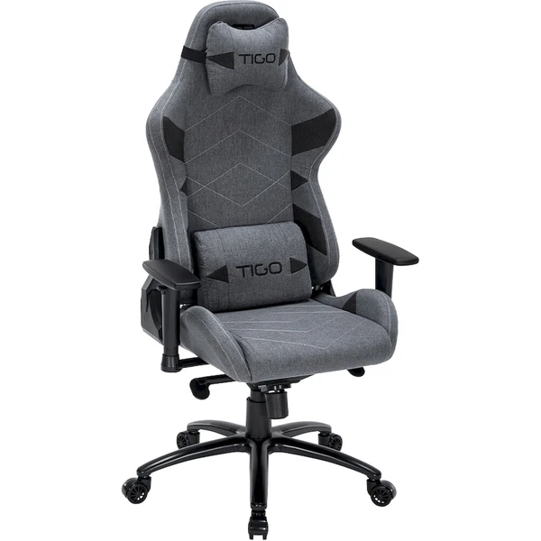 TIGO Slayer herní židle šedočerná - Židle - Obrázek d_781d6c7a06ef401cb372efba9acc1136