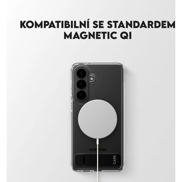 PanzerGlass® CARE Kickstand Qi kryt Samsung Galaxy S26 čirý/černý - Pouzdra - Obrázek d_78f4e052c2bc428990d4790828662b33