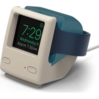ELAGO W4 Night Stand stojánek pro Apple Watch krémový/modrý - Stojánky