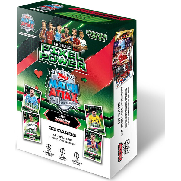 Fotbalové karty Topps Match Attax UCC 2026/27 - Booster Tin - Fotbalové karty - Obrázek d_79c2078347c74f8fa9eebb3c99b12f42