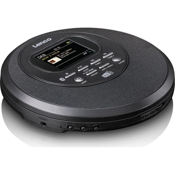 Lenco CD-500 discman s Bluetooth a rádiem DAB+/FM černý - Hudební přehrávače - Obrázek d_7a1a639535194443a4508040b425a9b7