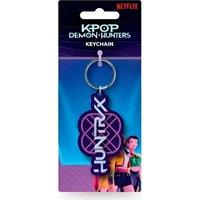 Gumová klíčenka Pyramid International K-pop Demon Hunters (logo Huntrix) - Klíčenky