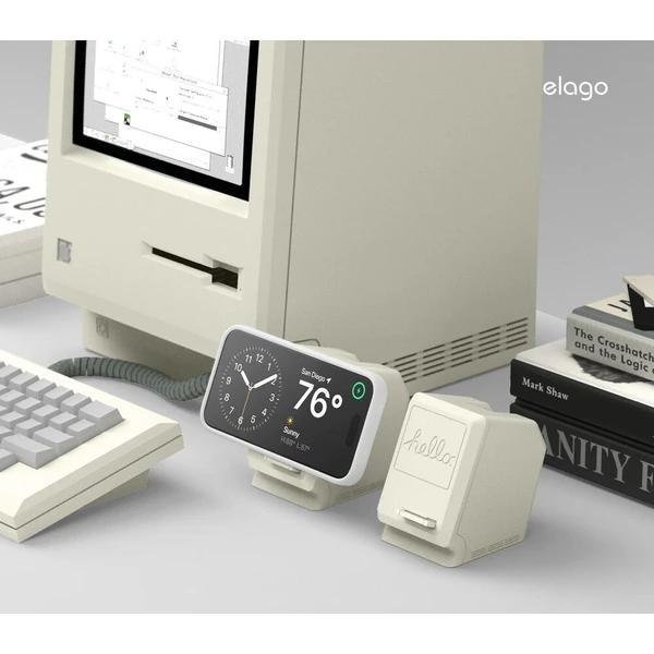 ELAGO M4 Macintosh MagSafe nabíjecí stojánek pro iPhone - Pouzdra - Obrázek d_7abf2bf9f0fc4cc293b0f09aaad6a062