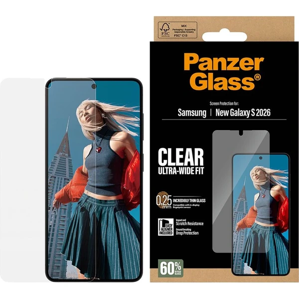 PanzerGlass® Ultra-Wide Fit sklo s instalačním rámečkem Samsung Galaxy S26 - Ochranné folie a skla - Obrázek d_7afb272bb9ac45de9b952a7555c6999e