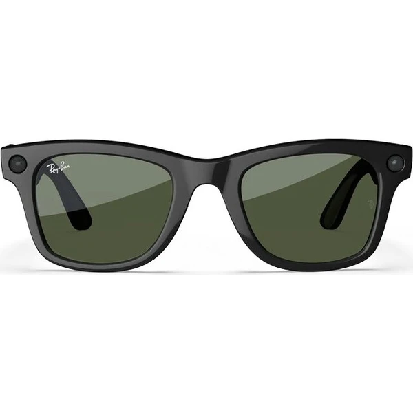 Meta RAY-BAN Wayfarer Gen2 (Velké) chytré lesklé brýle (tmavá zelená skla G15) černé - AR brýle - Obrázek d_7afb31e7821c4baa91565cddad3594cb