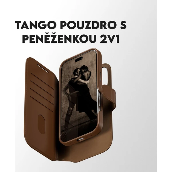 PanzerGlass CARE Tango 2v1 Wallet MagSafe pouzdro Apple iPhone 18 Pro/17 Pro hnědé - Pouzdra - Obrázek d_7b788b78c121494193be54f9bc7df9cd