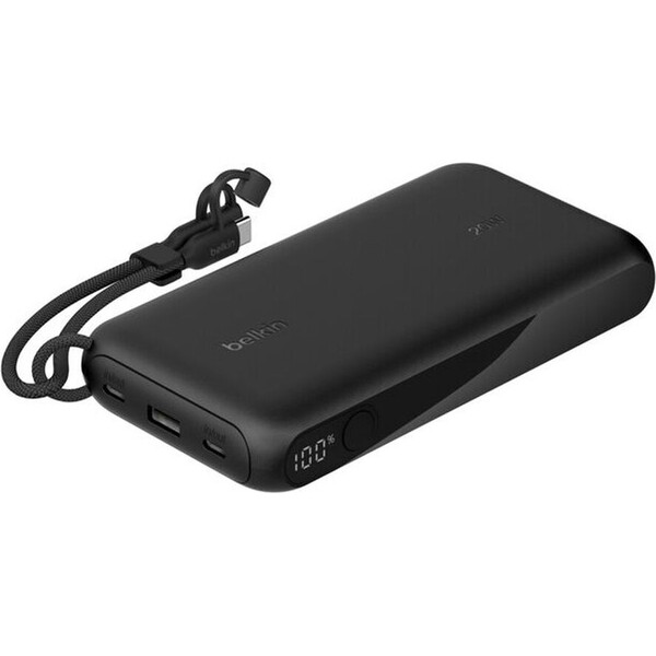 Belkin BOOST CHARGE™ USB-C PowerBanka s displejem, 20000mAh, PD, 20W černá