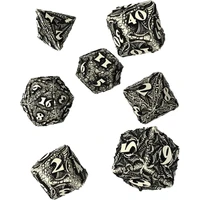 Set kostek Q-workshop Dracopolis - Scandinavian Blackfang (7 kostek) - Kostky