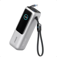 Anker Zolo powerbanka (25000mAh) 165W, s kabelem USB-C stříbrná - Powerbanky