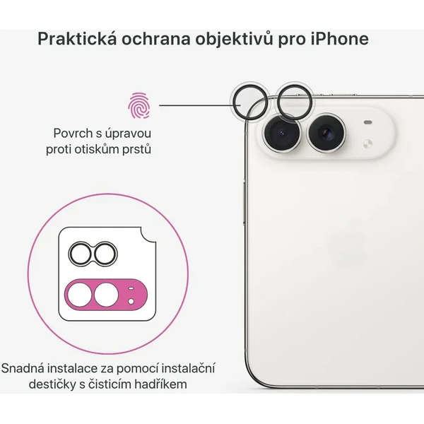 iWant Antireflexní ochrana čoček s aplikátorem pro iPhone Ultra - Ochranné folie a skla - Obrázek d_7e323bbc8d2742929b7b9f93566603a8