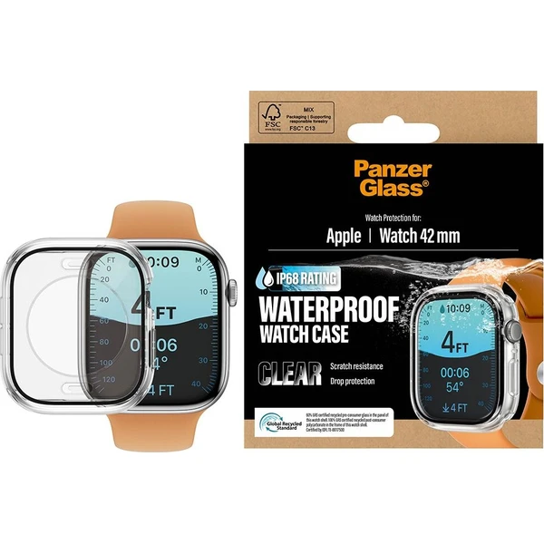 PanzerGlass Waterproof kryt s ochranným sklem Apple Watch 11/10 (42mm) čirý - Pouzdra - Obrázek d_7e6add4771a44c2c8c84eeb22d7e4c5f