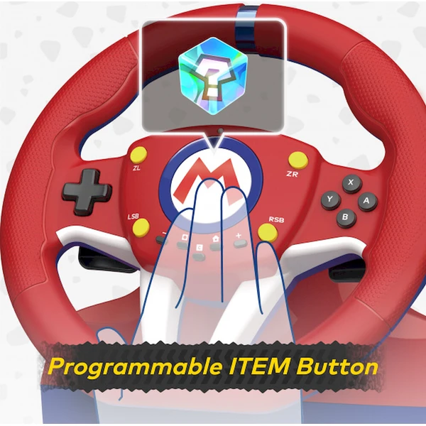HORI Mario Kart Racing Wheel Pro Deluxe volant - Volanty - Obrázek d_7ea84e7ca0b246ea8d6cb5699cb2edc1