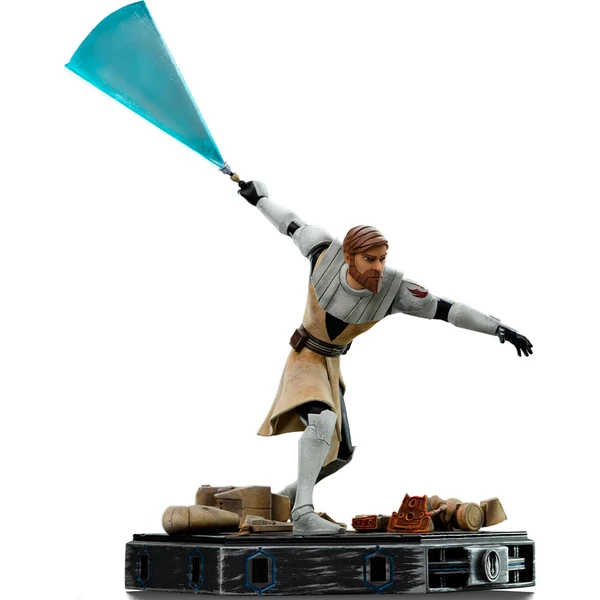 Soška Iron Studios Star Wars: Clone Wars - Obi-Wan Kenobi Art Scale 1/10 - Sochy a sošky - Obrázek d_7eaff909e7be4dc0a4242923683f5a0d