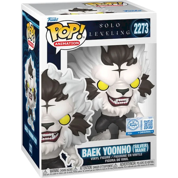 Funko POP! #2273 Animation: Solo Leveling - Baek Yoonho (Silver Mane) (Šance na Chase) (Exclusive) - Funko POP! - Obrázek d_7f9c00932ac944c5b52cc0cf7ca49075